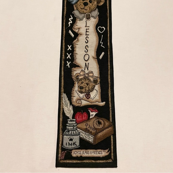 Vintage The Lesson Classroom Bedroom Tapestry Wall Hanging Banner Boyds Bears - Picture 14 of 16